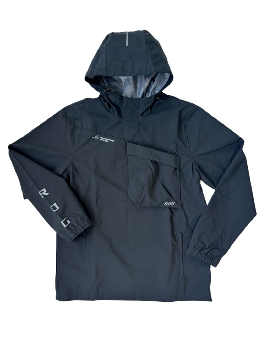 ASUS ROG Asymmetry Anorak Jacket Soft Black Republic of Gamers